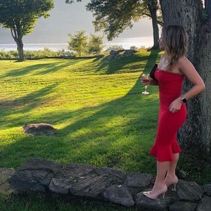 Missguided Red Dress